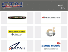 Tablet Screenshot of ctmmotorhomes.be